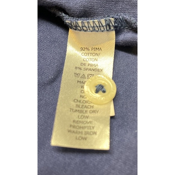 B DRADDY x SUNSET RIDGE CC Mens XL Polo Long Sleeve Soft Cotton/Spandex Blue - Picture 6 of 8